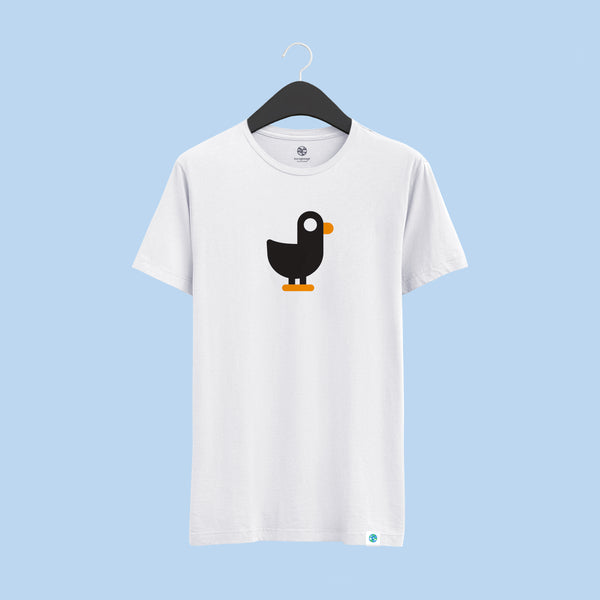 Duck T-Shirt White – Official Merch – the kurzgesagt shop