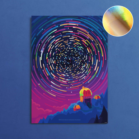 Cosmic Milestones: Universe Observation Poster