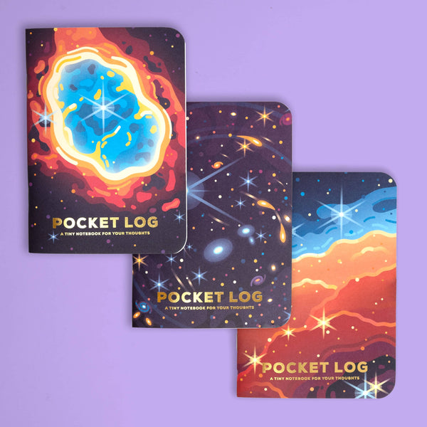 Pocket Log – Deep Space Collection (Set of 3) – the kurzgesagt shop