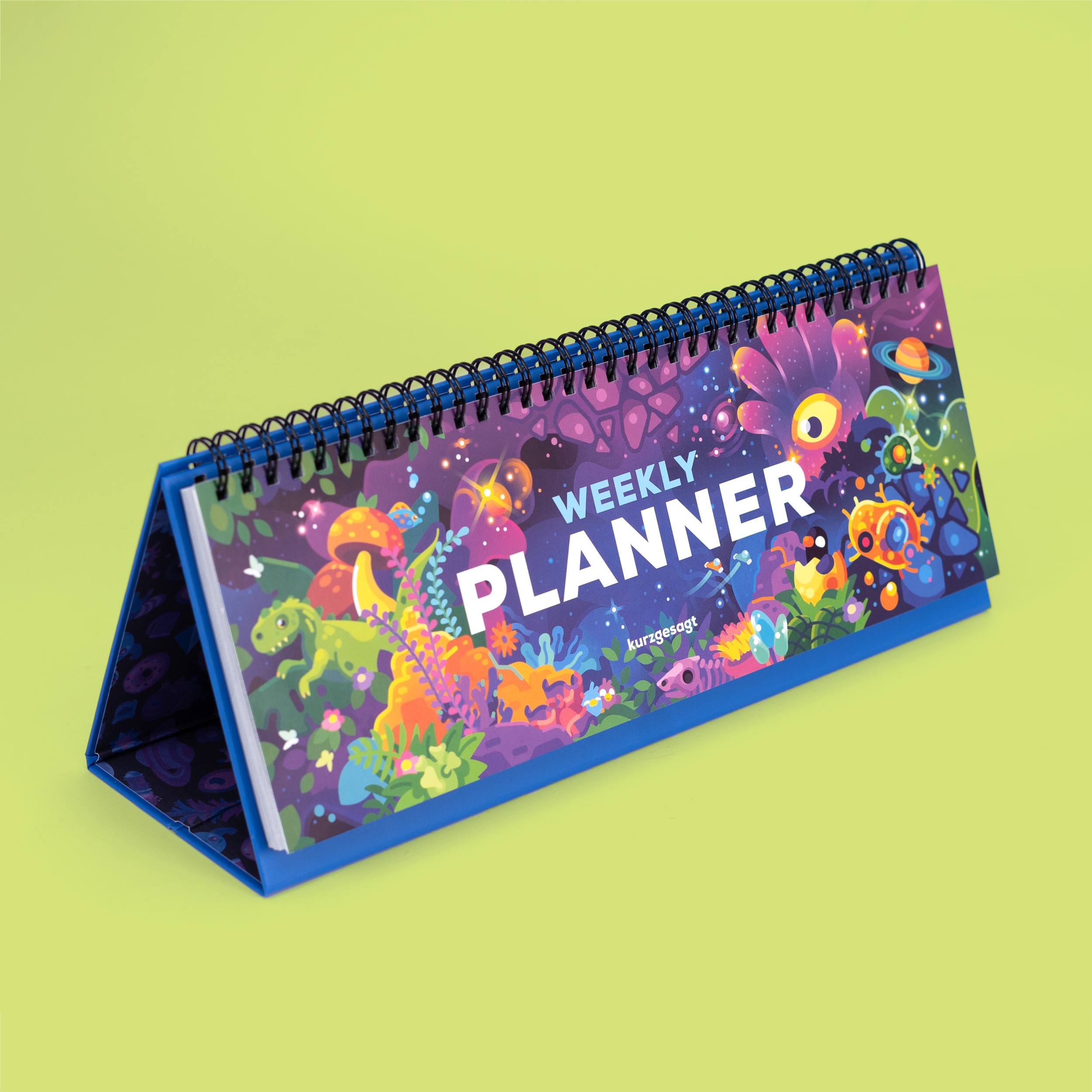 Weekly desk planner the kurzgesagt shop