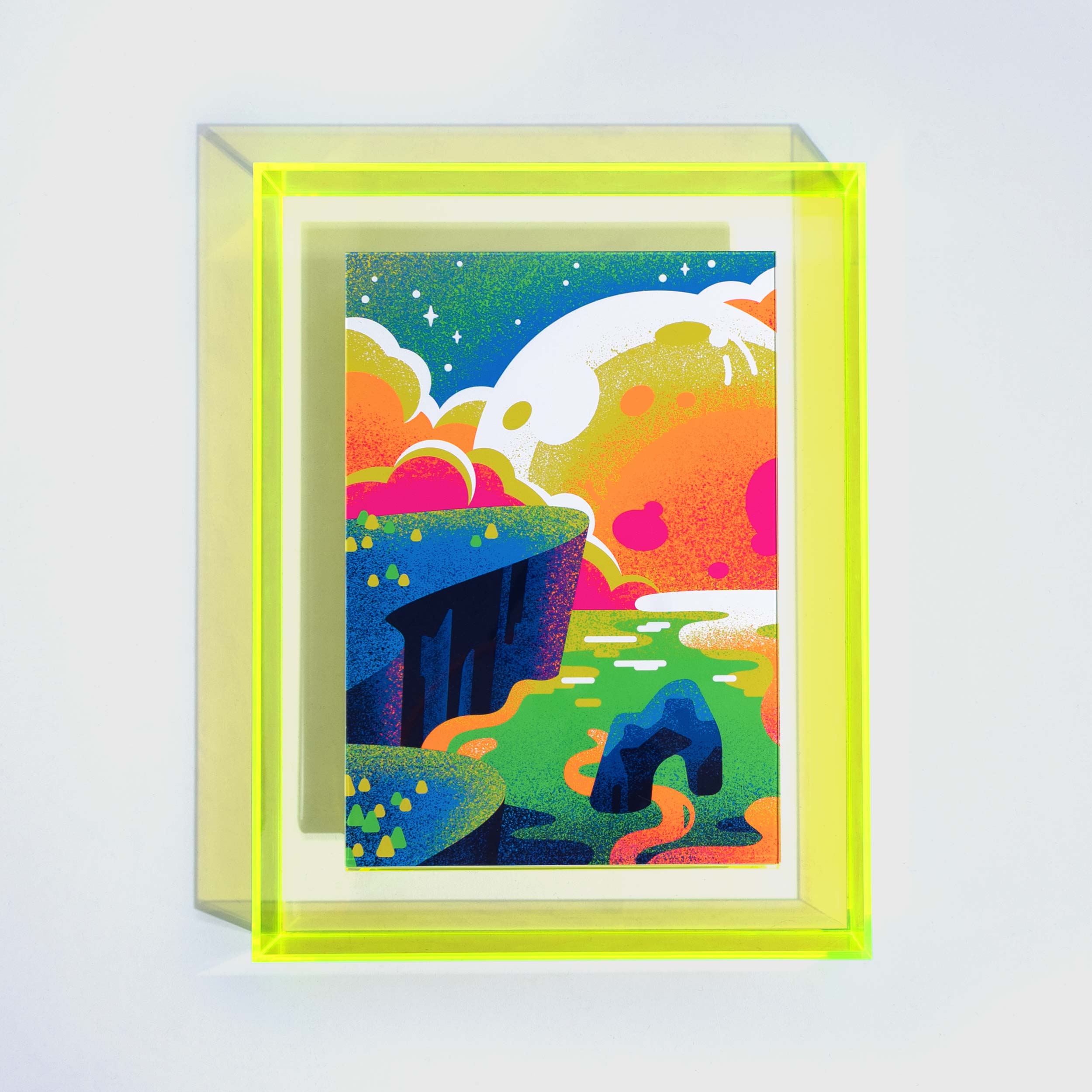 Vivid Moon Framed Art Print The Kurzgesagt Shop vivid-moon-framed-art-print-the-kurzgesagt-shop