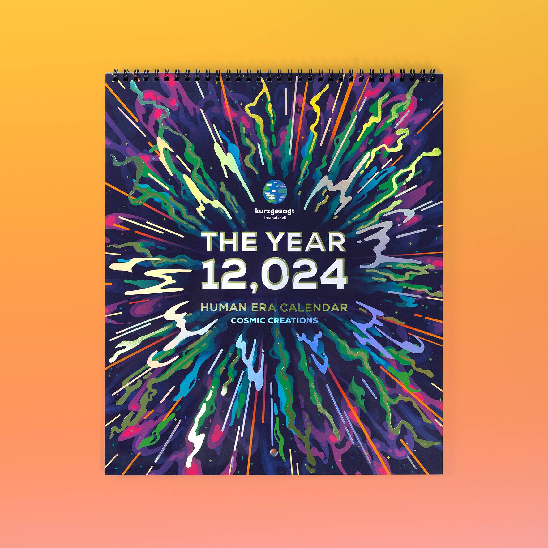 12,024 Human Era Calendar Cosmic Creations the kurzgesagt shop
