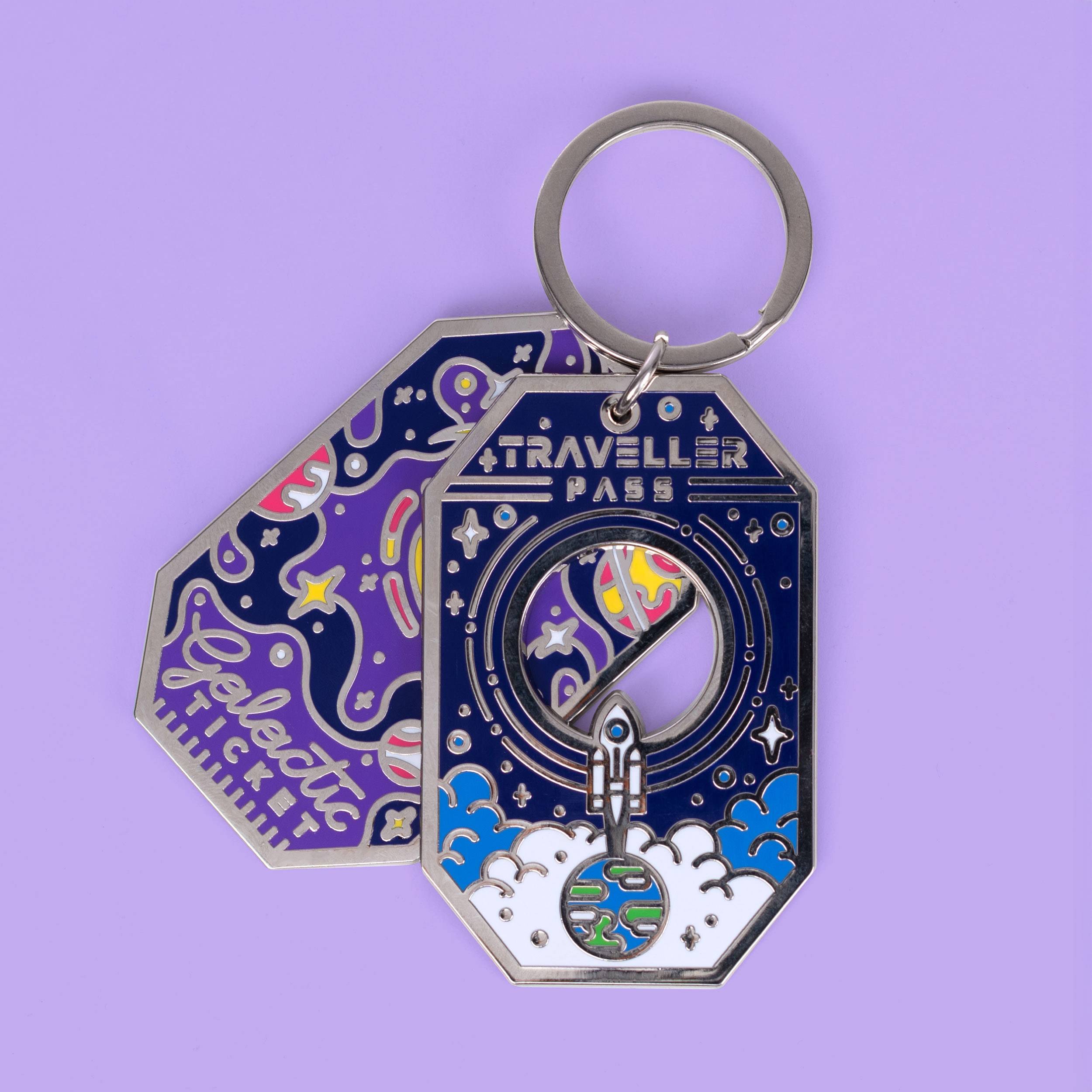 Traveller's Pass Keychain – the kurzgesagt shop
