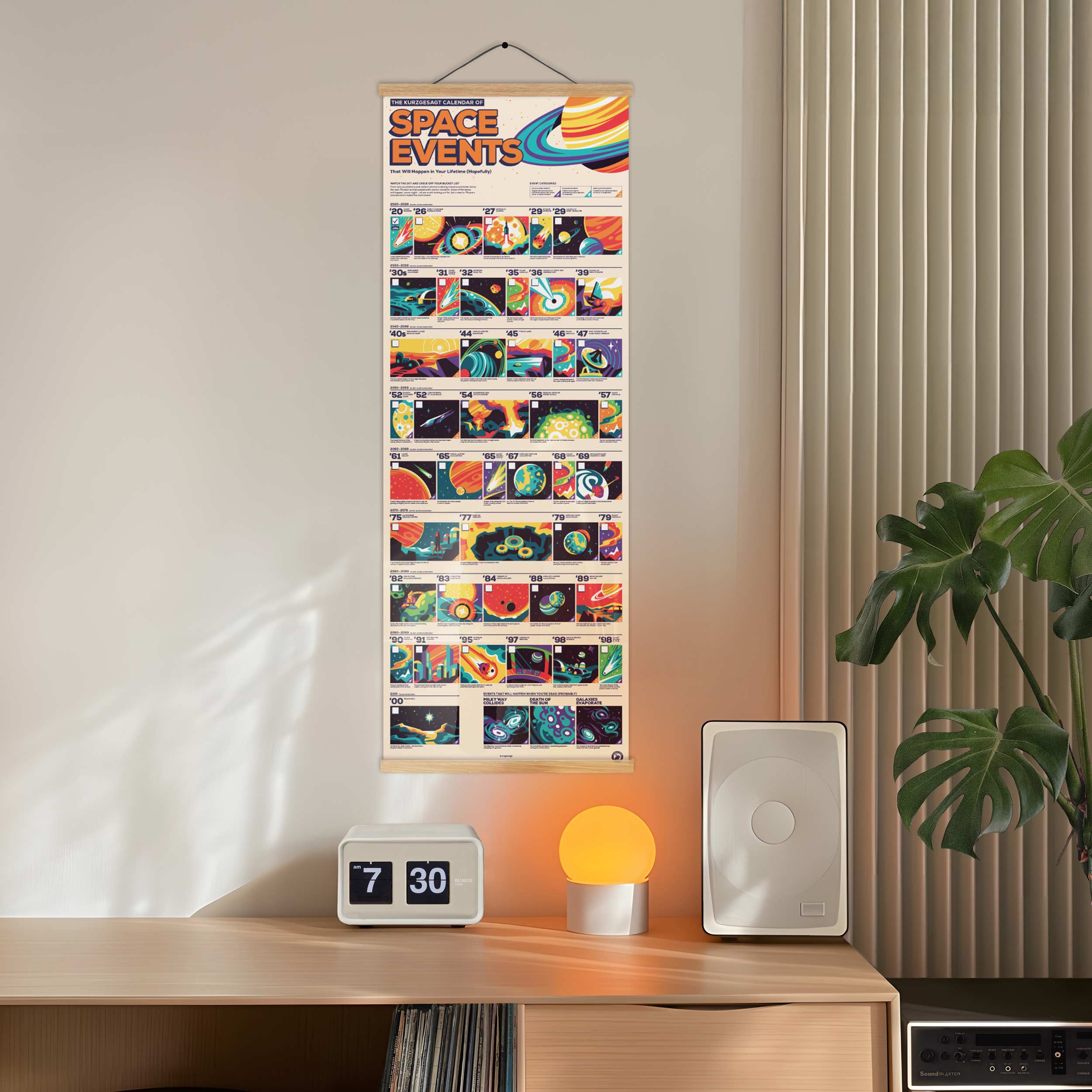 Space Events Calendar Poster The Kurzgesagt Shop space-events-calendar-poster-the-kurzgesagt-shop