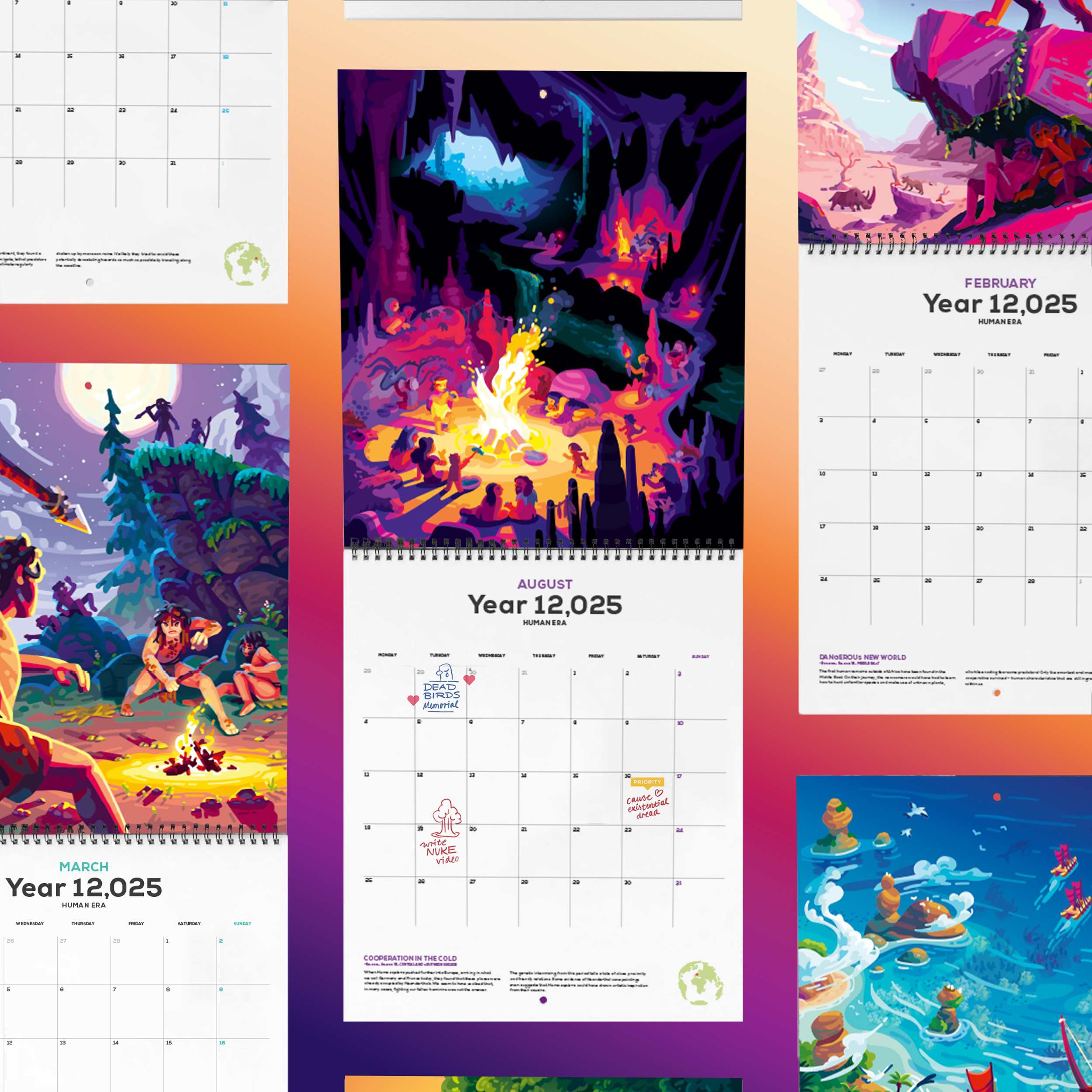 12,025 Human Era Calendar Shiny & Limited Edition the kurzgesagt shop